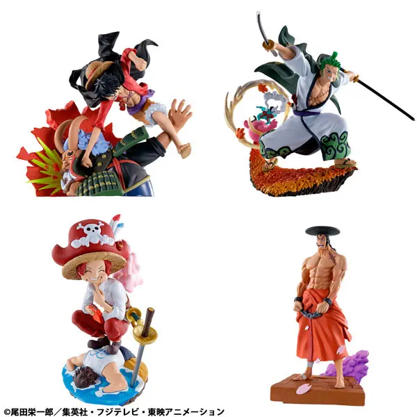 MegaHouse – Puchirama ONE PIECE LOGBOX RE BIRTH Wano Country Arc Vol.3 4Pack BOX (Licensed)