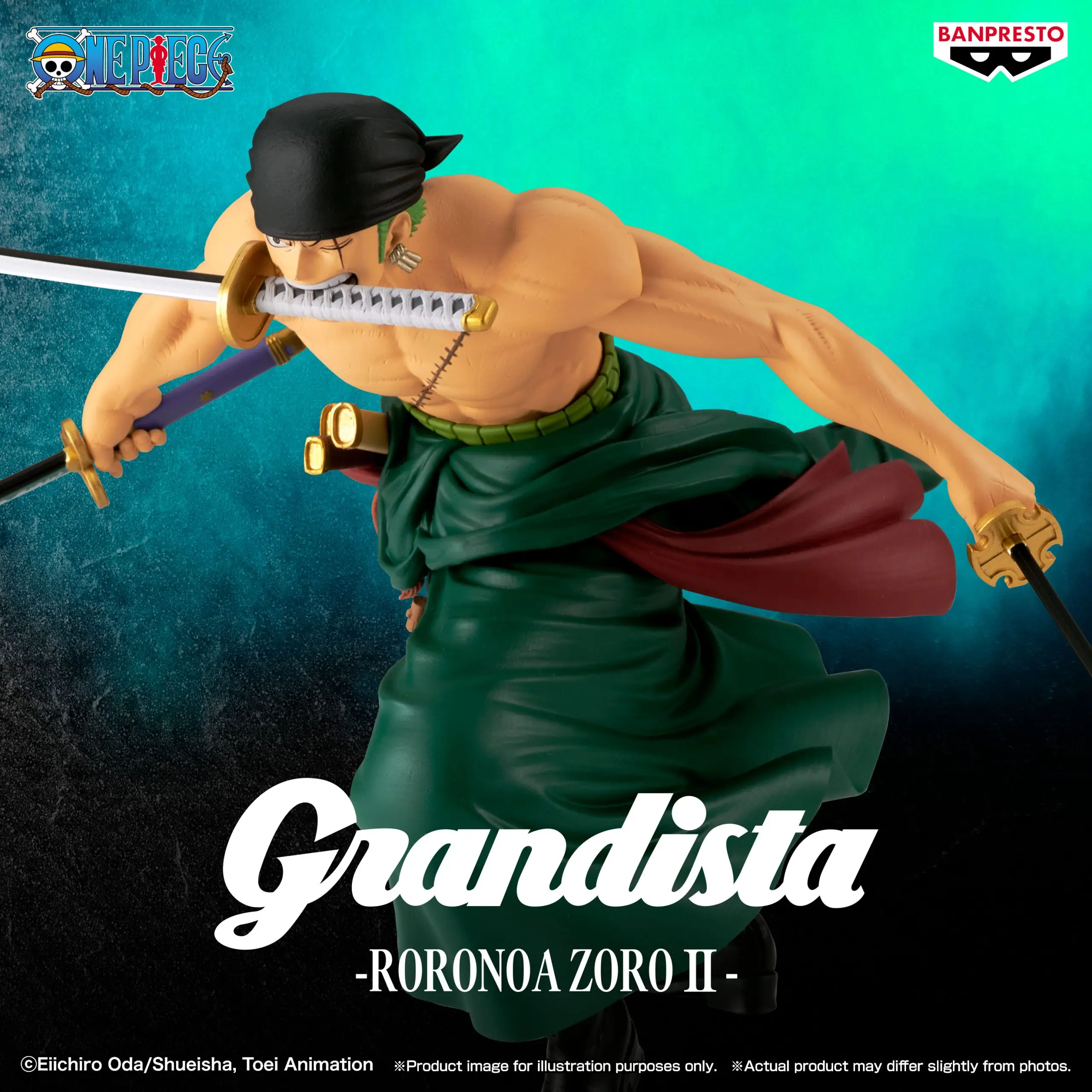 BANPRESTO – One Piece Grandista RORONOA ZORO II (Licensed)