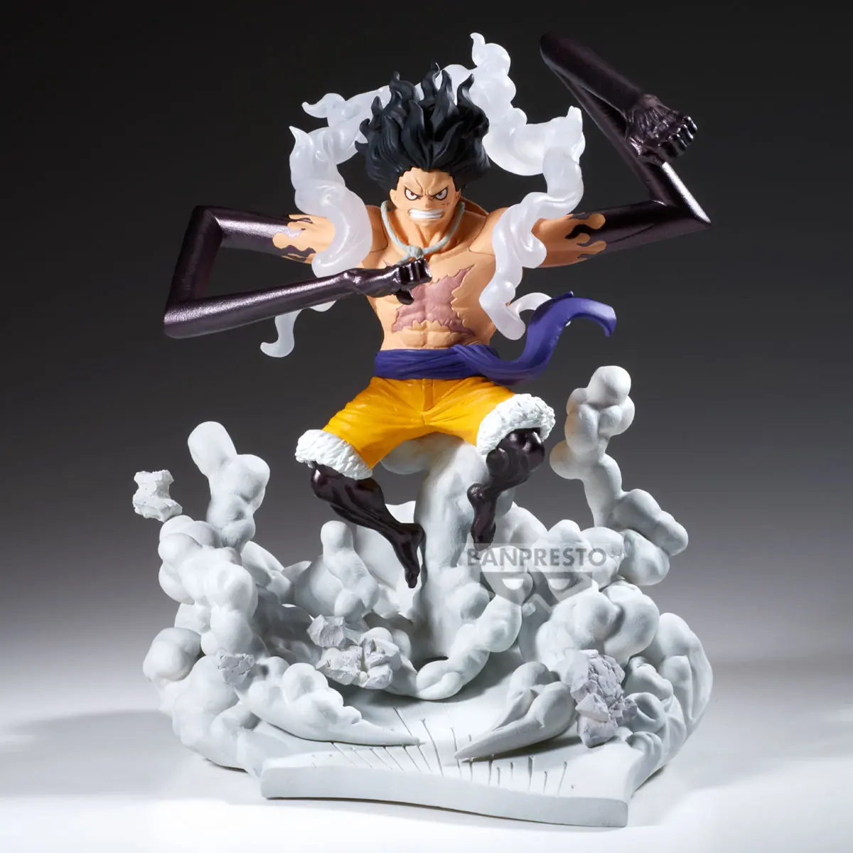 BANPRESTO – ONE PIECE SENKOZEKKEI MONKEY D LUFFY GEAR4 & BORSALINO (Licensed)
