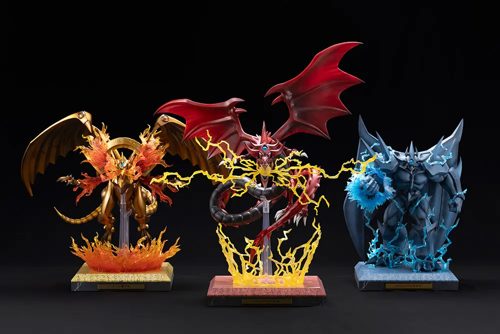 Kotobukiya – Yu-Gi-Oh! Egyptian God Statue set (The Winged Dragon of Ra & Slifer the Sky Dragon & Obelisk the Tormentor) (Licensed)